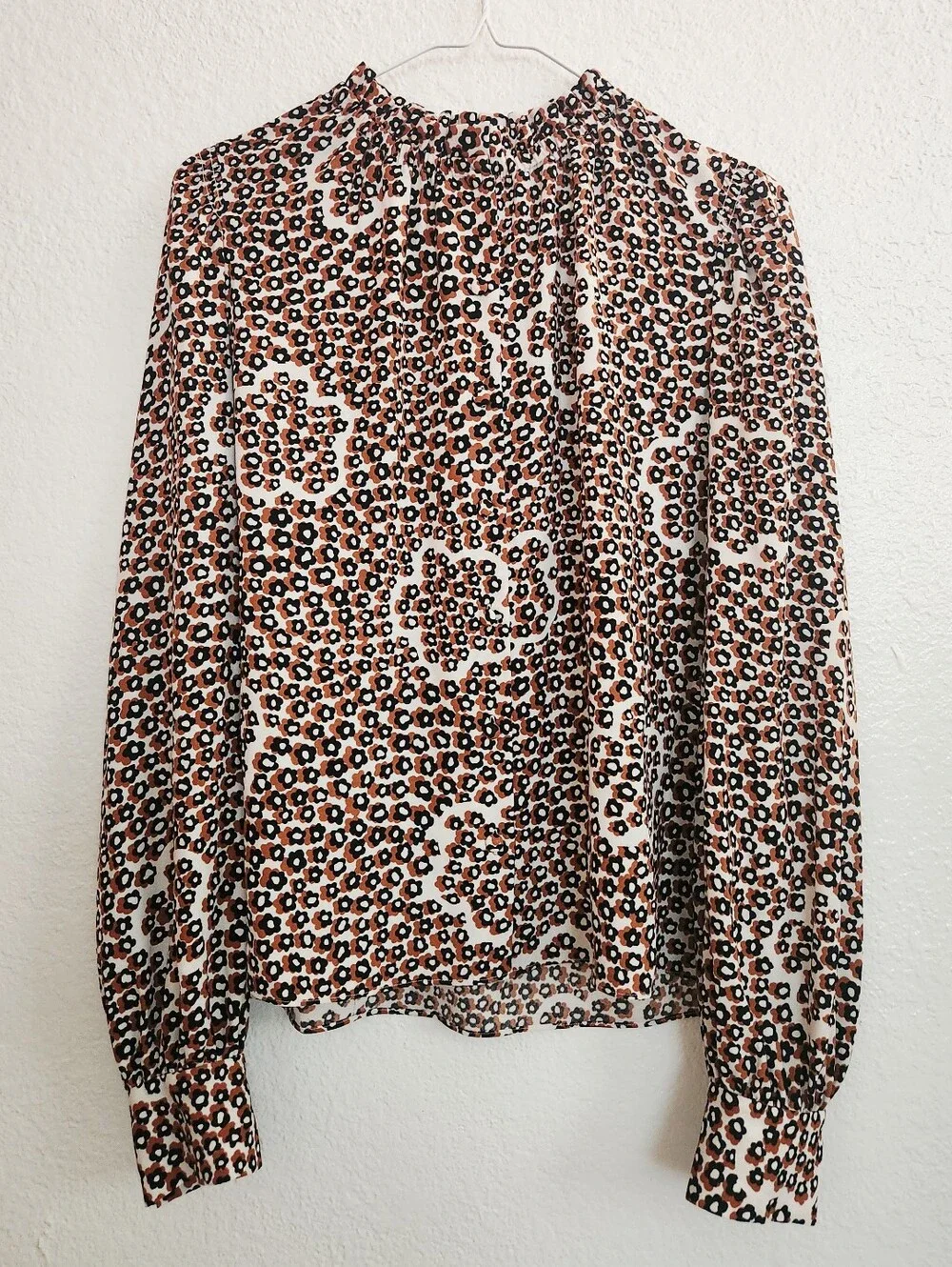 Kate Spade Leopard Print Blouse. Size S